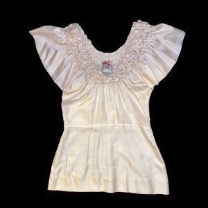 Yoana Baraschi Vintage Anthropologie Silk Blouse size 6.